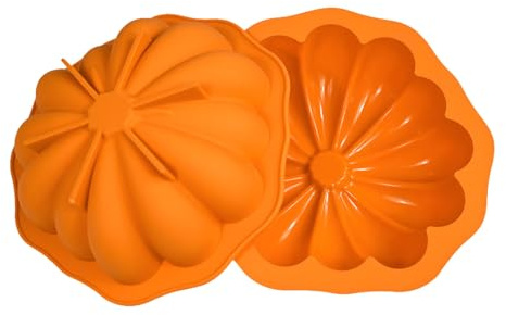 7Inch Zucca A Forma di Torta 3D Teglia In Silicone Teglia Per La Cottura Della Torta di Halloween Torta 061186