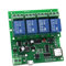 Relais momentané WiFi 4 canaux - Module d'interrupteur auto-sécurisé - Contrôleur de porte de garage WiFi DIY (5-32 V)