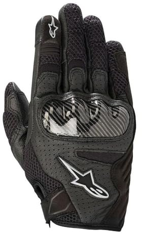 Motorradhandschuhe Alpinestars Stella Smx-1 Air V2 Gloves Black, Schwarz, XL