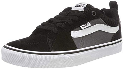 Vans Filmore Suede/canvas - Scarpe da Ginnastica Basse Uomo, Nero ((Suede Canvas) Black/Pewter T2j)