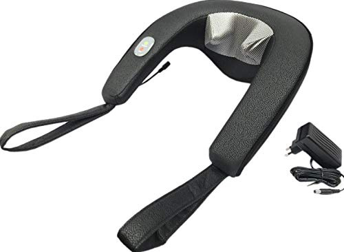 medisana NM A81 Shiatsu Nackenmassagegerät mit Rotlicht- und Wärmefunktion mit angenehmer Schaumstoffpolsterung und integriertem Bedienfeld