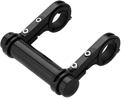 Jadeshay 10cm Doppel Fahrradlenker Extender Halterung für Fahrradlicht