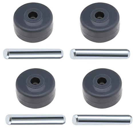4 Stück Staubsauger Ersatzräder Vorderräder Reparaturteile Kompatibel mit Shark Navigator Staubsauger NV350 NV352 NV355 NV356E NV500 NV501 usw.