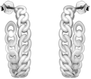 SOFIA MILANI - Damen Ohrringe 925 Silber - Ketten Creole