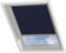 Radeco® Dachfenster verdunkelungsrollo für Velux MK06 dunkelblau mit Führungsschiene, Rollo für dachfenster, velux dachfenster Rollo, verdunklungsrollo für velux