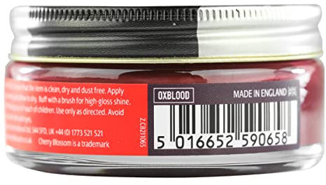 Cherry Blossom Footwear Renovating Cream Shoe Care Product, Oxblood, 50ml UK