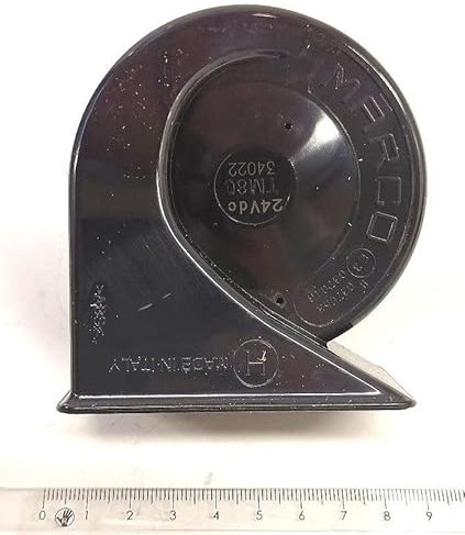 Marco TM80/H Horn bipolare, suono alto 24 V per auto, moto, carrelli elevatori e veicoli commerciali