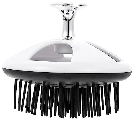 FRCOLOR Tragbare Kopfhautbürste aus Polypropylen und Tpee mit Sanfter Massagefunktion und Verschleißfestem Peelingkopf für Zuhause und Reisen
