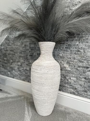 60cm Bamboo and seagrass floor or table top vase