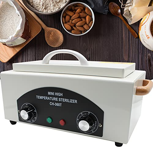Desinfektionsschrank 220V 300w Sterilisator, 220 Celsius Sterilisationsgerät Heißluftsterilisator, Hohe Temperatur Desinfektion Schrank, für Fußpflege Tattoo Nagelstudio Desinfekti