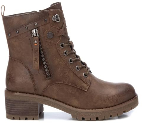 REFRESH - Botín Mujer Taupe - Calzado Cómodo y Versátil - Moda casual - Modelo 17224102 (Talla 39)