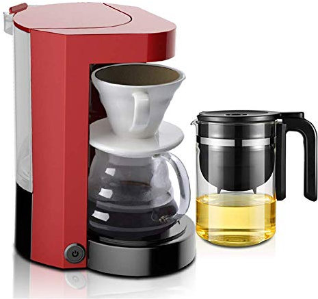 CVNIMV Cafetera Espresso automática para Uso doméstico, cafetera de Goteo de Vidrio para Uso Comercial