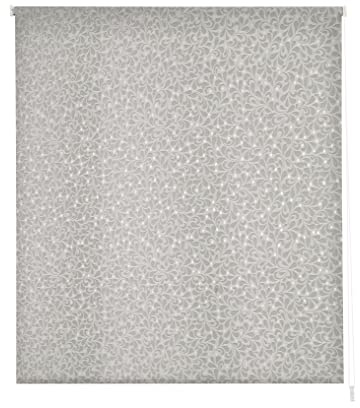 Estoralis | SANDOR | Tenda a rullo disegno moderno | Traslucida tinta unita | Gris | 120 x 255 cm (larghezza/altezza) dimensione del tessuto 117 x 250 cm. | Tende per finestre e porte