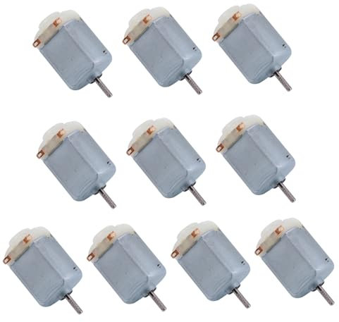 Homoyoyo 10stücke Mikromotor Für Spielzeugboote Hochgeschwindigkeits-mikromotor Mit Rundschaft Für Elektronische Spielzeuge Dc Motor Für -projekte Und Modellbau