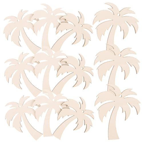 Veemoon 20piezas Recortes De Madera Forma De Para Manualidades Diy Adornos Decorativos Para Hogar Piezas Duraderas Resistentes y Fáciles De Pintar