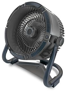 Unold Tischventilator 86655 – Akkuventilator für Outdoor & Indoor | Batteriebetrieben, flexibel einsetzbar | Bis zu 12h Laufzeit | 6000 mAh | 10 Watt