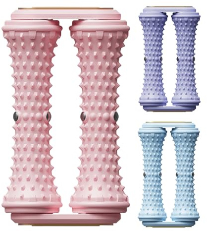 Rodillo de pies, masajeador de fascia plantar para yoga, conformidad del del pie, diseño ligero y portátil, para recuperación de atletas, gimnasio, relajación, viajes, hogar, cuidado de ancianos