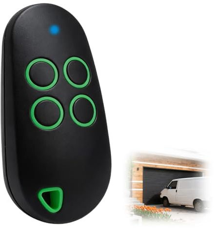 Electric Garage Door Opener Controller 4-Channel Manual Handheld Transmitter Remote Control Fob 433.92 868.35 MHz Dual Frequency Wireless Copy Remote Compatible with TOPD-4REN 806TS-0290 Models