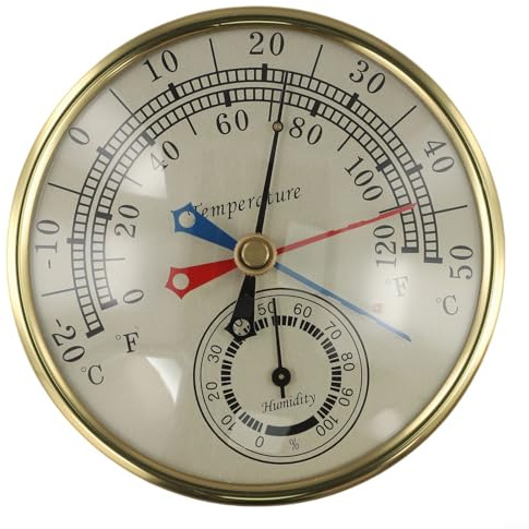 Användarvänlig trädgårdstermometer och hygrometer håller exakt spår av temperatur- och fuktighetsnivåer