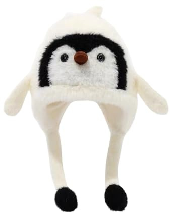 Luckxing Cappelli Animali per Bambini - Cappello Morbido a Forma di | Cappello Invernale con Paraorecchie - per Bambini Ragazze e Ragazzi in Vacanza e Campeggio