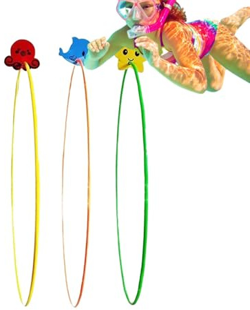 Dykringar För Att Genom 3 Stycken Simleksaker | Pool Dykleksaker För Barn Tonåringar Vuxna Nybörjare Instruktörer Evenemang Med Partytema Trädgård Och Stadion