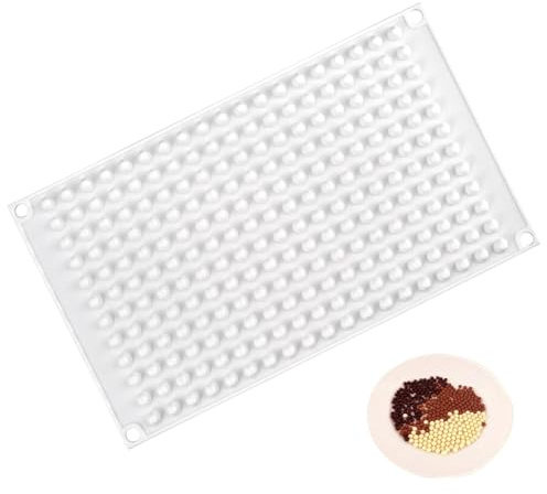 SIXHAOBU Silikonform Kugel Backform 228 Löcher Ø 5mm, Pralinenform Silikon, Schokoladenformen Kugel Pralinenform Silikonform für Schokolade, Kuchen, Gelee, Kuppelmaus, Diy
