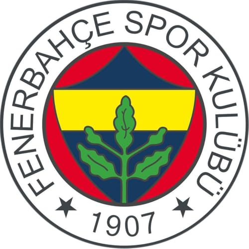 Fenerbahce Runde Tortenaufleger 20CM - Geburtstag Tortenbild Zuckerbild Tortenplatte Oblate Kuchenzuckerplatte