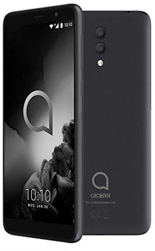 Alcatel 1X 2019 - Smartphone de 5 (Quadcore, RAM 2 GB, memoria interna de 16 GB, ampliable micro SD, cámara 16 MP y 8 MP) color negro
