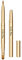 L.Y.L Pro Gold Retractable Lip Makeup Brushes Double-Ended Retractable Lip Brush Travel Lipstick Gloss Makeup Brush for Christmas Gifts