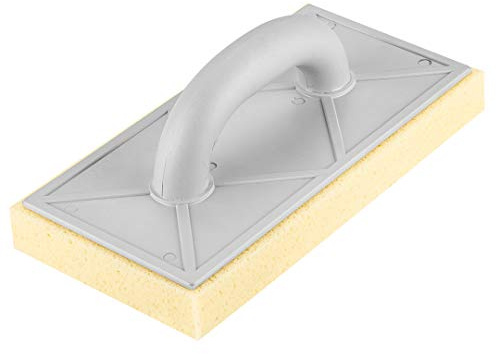 NEO TOOLS Reibebrett L280 mm x B140 mm mit Hydroschwammbelag 30 mm | mit Kunststoffgriff, zum Reinigen und Abwaschen von Fliesen