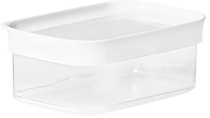 EMSA Optima Boîte à provisions sèche Rectangulaire Boîte à provisions Transparent Blanc 0.45 L