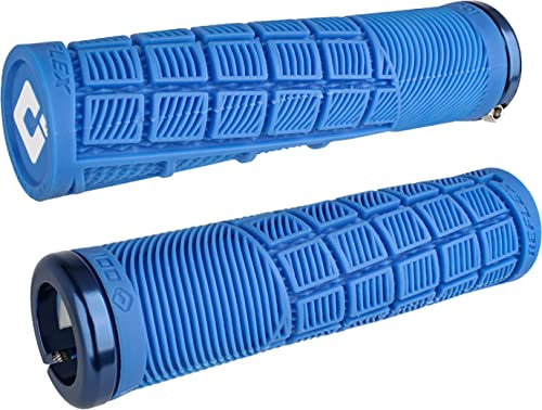 Odi Fahrrad MTB Griffe Reflex V2.1 Lock on 135mm XL D=34,5mm (Blau)