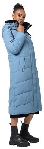 Navahoo Damen Winterjacke warmer Wintermantel Parka Winter Jacke lang gesteppt B976