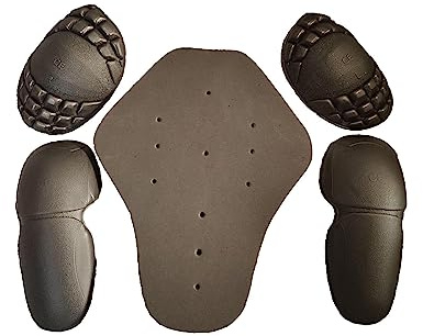 Dickly 5 Pezzi equipaggiamento Protettivo per Il Corpo della Motocicletta Accessori per Moto Durevole Cuscinetto di Protezione per Moto in Eva per