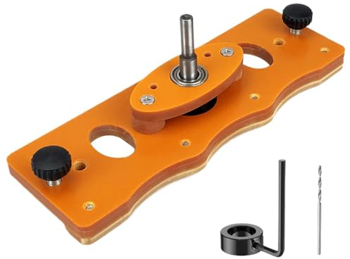 Traceur de centrage, kit de guide de perçage - Kit d'adaptateur d'unité - Outils pour joints de menuiserie, jeu de douilles de perceuse, outil de menuiserie de 35 mm,