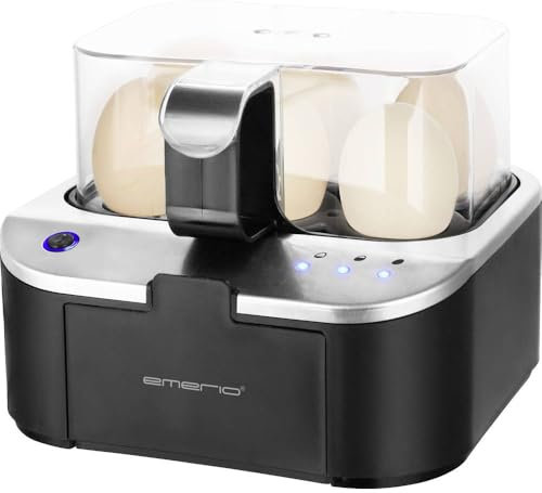 Emerio EB-123177.12 Eierkocher BPA-frei Schwarz, Edelstahl