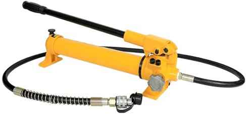 Hydraulic Hand Pump, High Pressure Manual Pump for Hydraulic Lifting Cylinder Jack, Portable Solution for Split Unit Connection