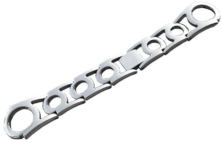 yaponuk Für CK K5U2S1/2S6 K5U2M1/2M6 Uhrenarmband Damen Edelstahl Uhrenkette(Silver)