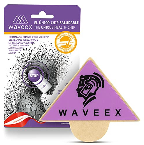 WAVEEX 3 STK. Schutzaufkleber gegen Strahlung – für Handy, Smartphone, Tablet, Laptop, Babyphone, WLAN-Router sowie DECT-Telefon – Strahlenschutz Handy Aufkleber – leicht anzubringen