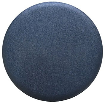 Levoberg Hocker Bezug Schutzbezug für Rundhocker aus Kunstleder rund Bar Bezug Sitz Kissen Schwarz Durchmesser 40cm