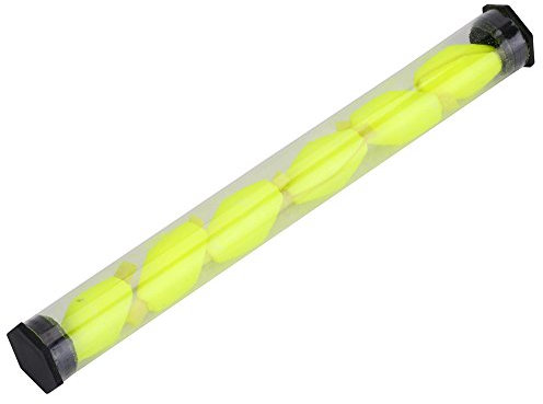 Bissanzeiger Fliegenfischen,Tbest 6 Stück/Set Fliegenfischen,Boje,Bobbers,Schaumstoff,Schwimmer,Indikator,Zum Angeln (Gelb)