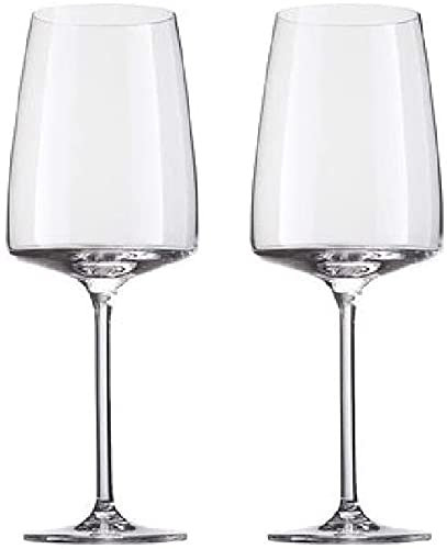 ZRDSZWZ Copas de vino de cristal fiables, juego de 2 copas de vino tinto apto para lavaplatos, apto para bodas o aniversarios (color: B)
