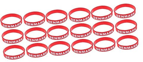 INOOMP 3 Sets Länderflaggen-armband Silikonarmband Dauerhafte Größe Passend Für 6 Stück * 3