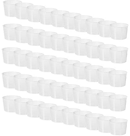 50 x Moldes para Queso 8,2x6,8 cm – Elaboración Casera de Quesos Blandos y Semiduros, Moldeado y Encerado