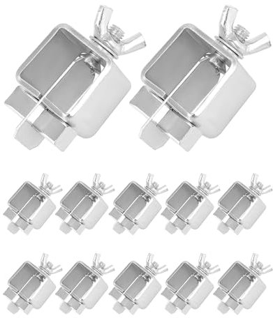 QWORK® 12 Stück Schweißklammern, Schmetterlingsklemme zum Schweißen, schweißzubehör, Wird zum Blechschweißen und zur Karosseriereparatur verwendet