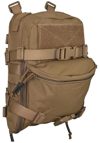 Fotrsta Militär Mini Trinkrucksack, Taktisch Weste MOLLE Trinkrucksack Molle Rucksack Angriff Molle Tasche Für 2L Trinkwasserblase Outdoor-Aktivitäten Wasserträger