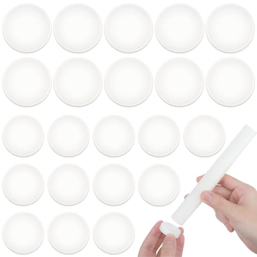 MTLEE 72 Pieces Candle Sticky Dots Wax Dots 1.18 Inches, 0.79 Inches Candle Adhesive Candle Adapter Inserts for Candle Accessories and Christmas Holders