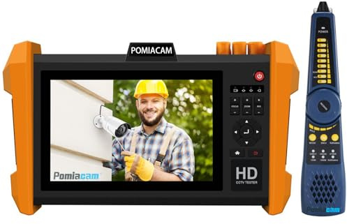 IP-Kameratester K15-CADHS CCTV-Tester 7-Zoll-IPS-Touchscreen 8K-IP-Kamera 8MP AHD CVI TVI SDI CVBS-Test VGA- und HDMI-Eingang Unterstützung SFP Optische Modulanschlüsse Unterstützung POE PTZ RS485