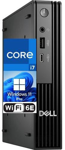Dell OptiPlex 7020 Micro Computer, Intel Core i7-12700K, 32GB RAM, 1TB NVMe SSD, USB Type-C, Built in WiFi, BT, Display Port, HDMI, Windows 11 Pro, Black 7000 Desktop