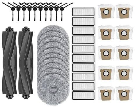 BEUAOCK Compatible con aspiradoras Robot BOT L20 Ultra Cepillo Lateral Principal Paño de fregona Filtro HEPA Bolsas for Polvo Accesorios Piezas de Repuesto